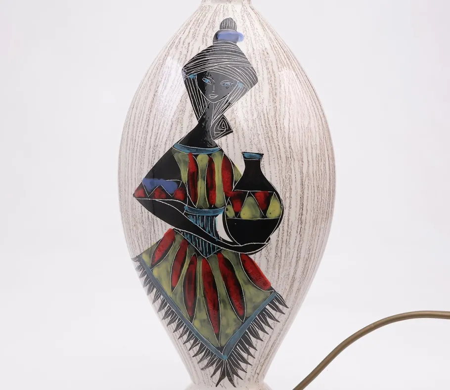 Sale Pamono Vintage Italian Porcelain Table Lamp, 1950s