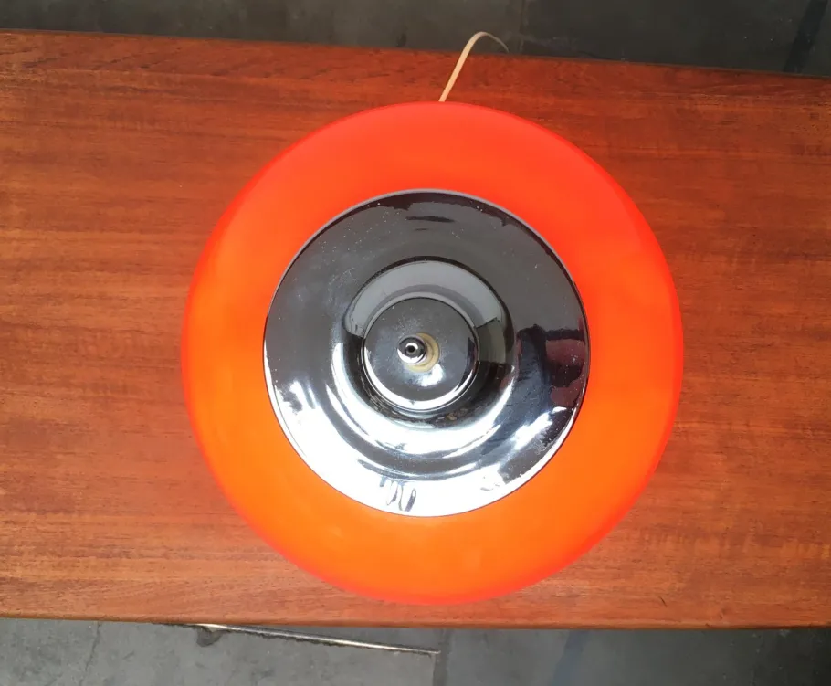 Best Pamono Vintage Italian Space Age Faro Table Lamp from Guzzini, 1970s