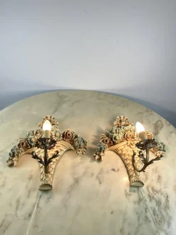 Sale Pamono Vintage Italian Venetian Wall Lights, 1960s, Set of 2