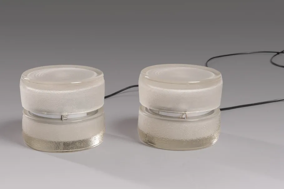 Best Pamono Vintage Jojo Table Lamps by Eugenio Gentili Tedeschi for Fontana Arte, 1971, Set of 2