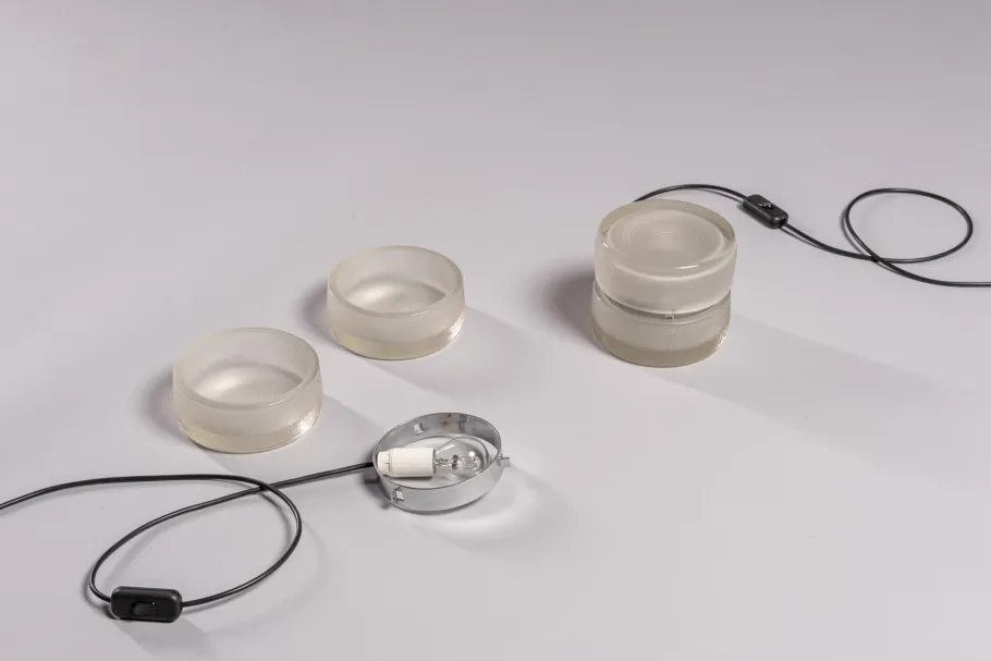 Best Pamono Vintage Jojo Table Lamps by Eugenio Gentili Tedeschi for Fontana Arte, 1971, Set of 2