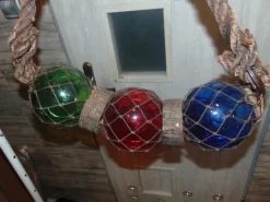 Clearance Pamono Vintage Lamp With 3 Colored Lamp Shades, 1950s / 60s