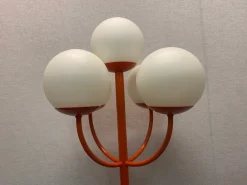 Sale Pamono Vintage Metal Floor Lamp in Orange from Kaiser Idell / Kaiser Leuchten, 1960s