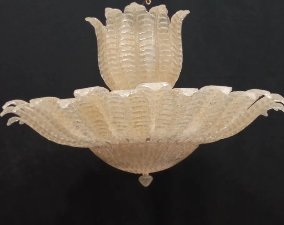 Sale Pamono Vintage Murano Glass Chandelier, 1990s