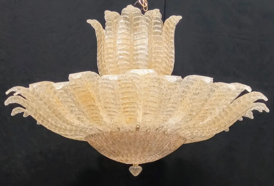 Sale Pamono Vintage Murano Glass Chandelier, 1990s