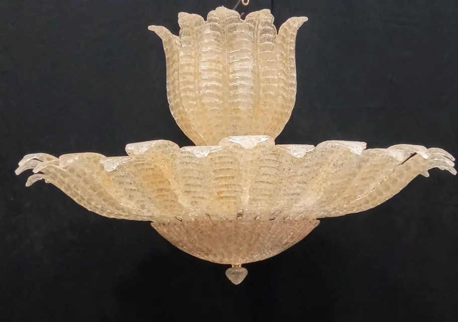 Sale Pamono Vintage Murano Glass Chandelier, 1990s