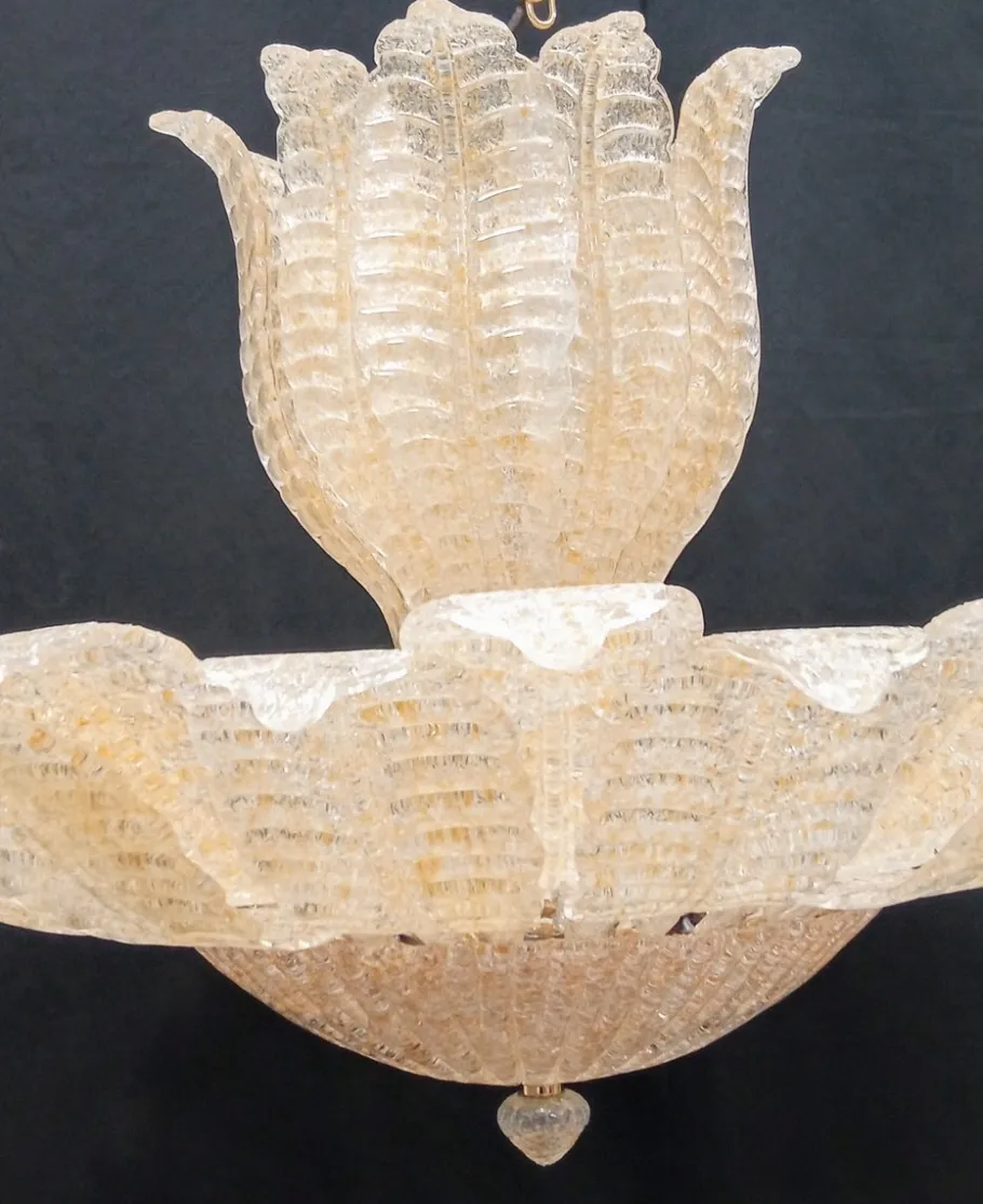 Sale Pamono Vintage Murano Glass Chandelier, 1990s