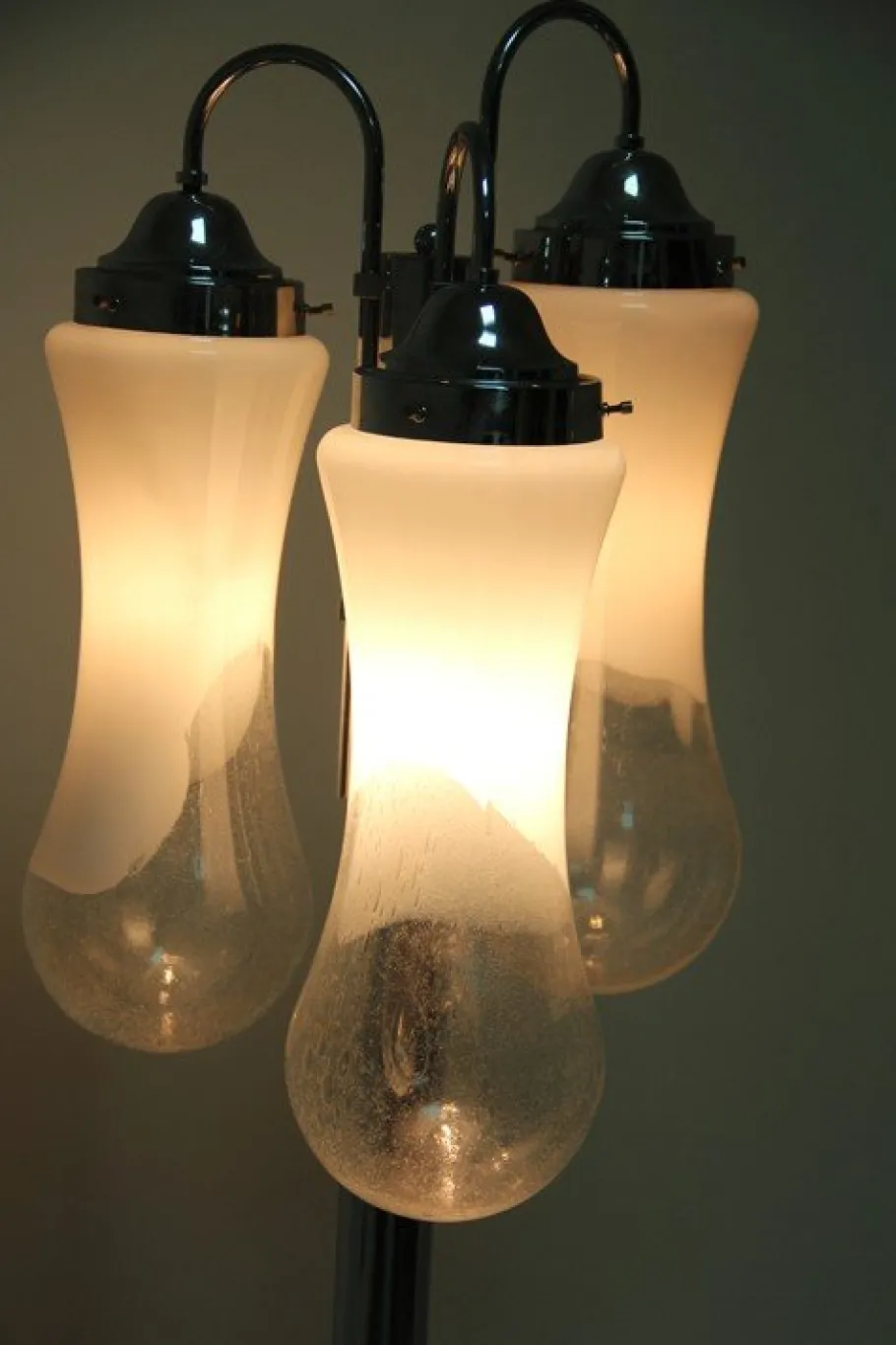 Outlet Pamono Vintage Murano Glass Floor Lamp by Mazzega, 1970s