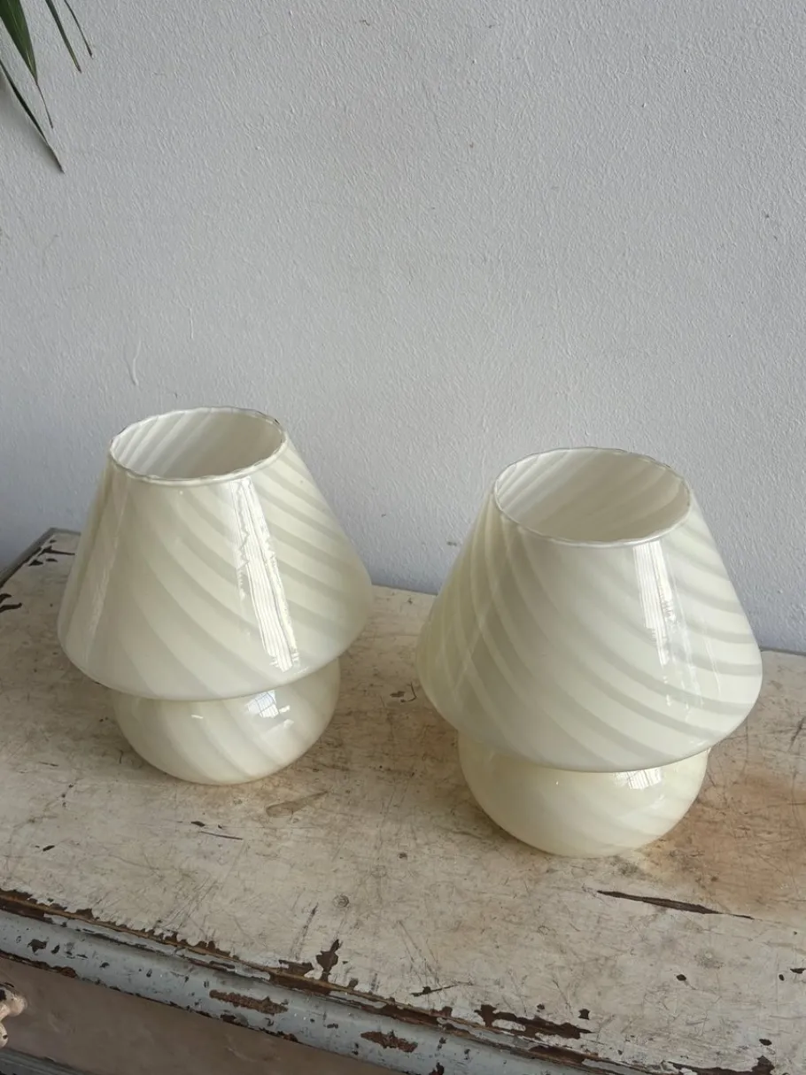 Best Pamono Vintage Murano Glass Mushroom Table Lamp, 1980s