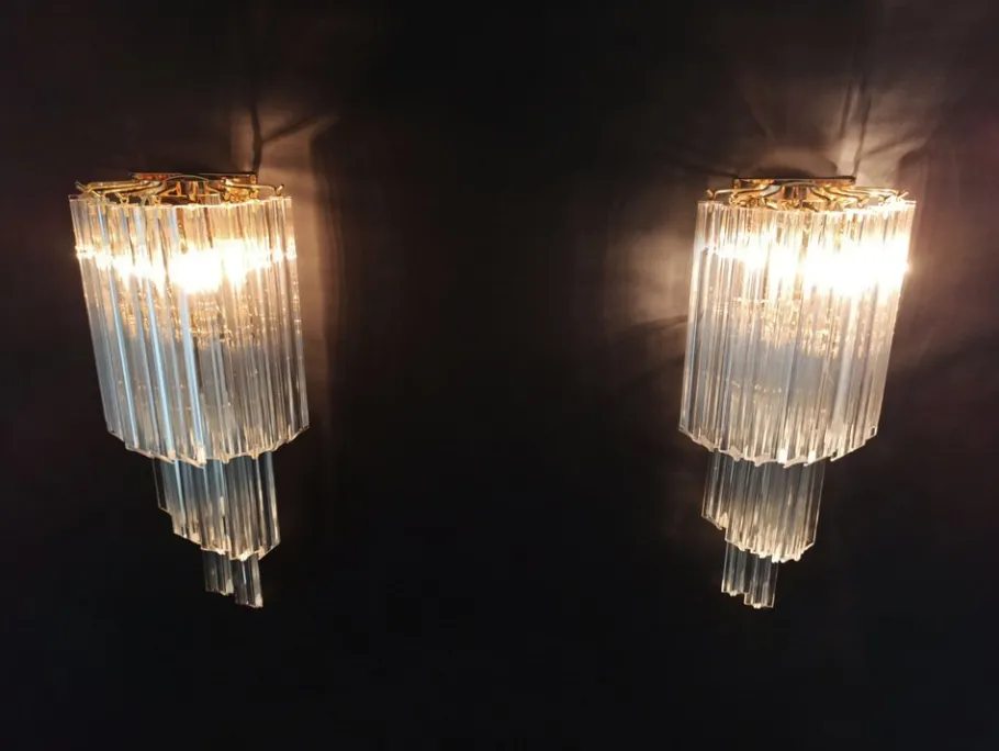 Sale Pamono Vintage Murano Wall Sconces, 1990, Set of 2