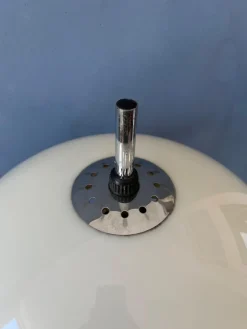 Outlet Pamono Vintage Mushroom Floor Lamp with White Acrylic Glass Shade from Dijkstra, 1970s