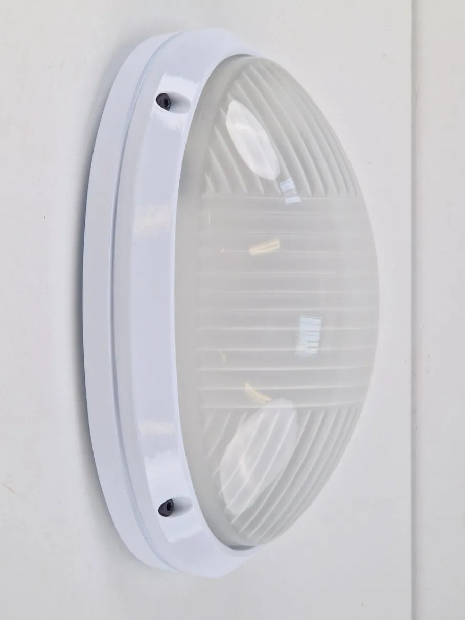 New Pamono Vintage Oval Outdoor Lamp, 1980s