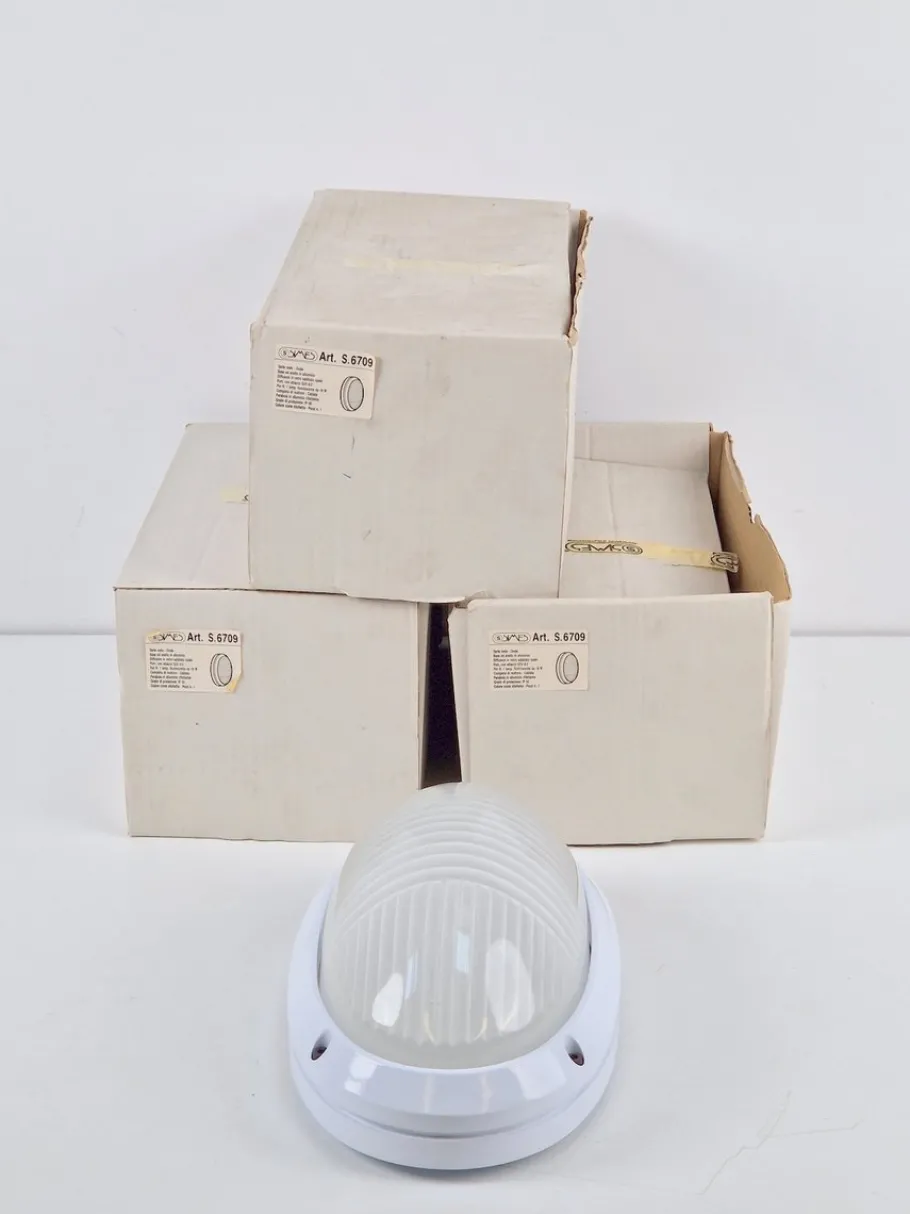 New Pamono Vintage Oval Outdoor Lamp, 1980s