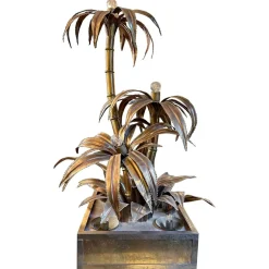 Online Pamono Vintage Palm Tree Floor Lamp from Maison Jansen, 1970