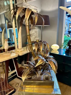 Online Pamono Vintage Palm Tree Floor Lamp from Maison Jansen, 1970