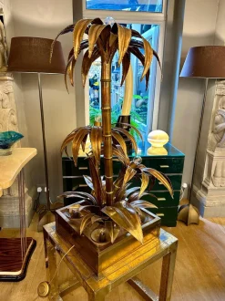 Online Pamono Vintage Palm Tree Floor Lamp from Maison Jansen, 1970