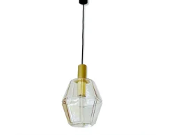 Sale Pamono Vintage Pendant Light in Glass from Limburg