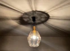 Sale Pamono Vintage Pendant Light in Glass from Limburg