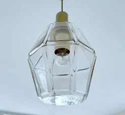Sale Pamono Vintage Pendant Light in Glass from Limburg