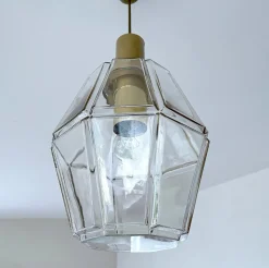 Sale Pamono Vintage Pendant Light in Glass from Limburg