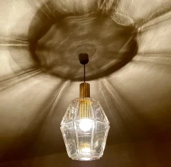 Sale Pamono Vintage Pendant Light in Glass from Limburg