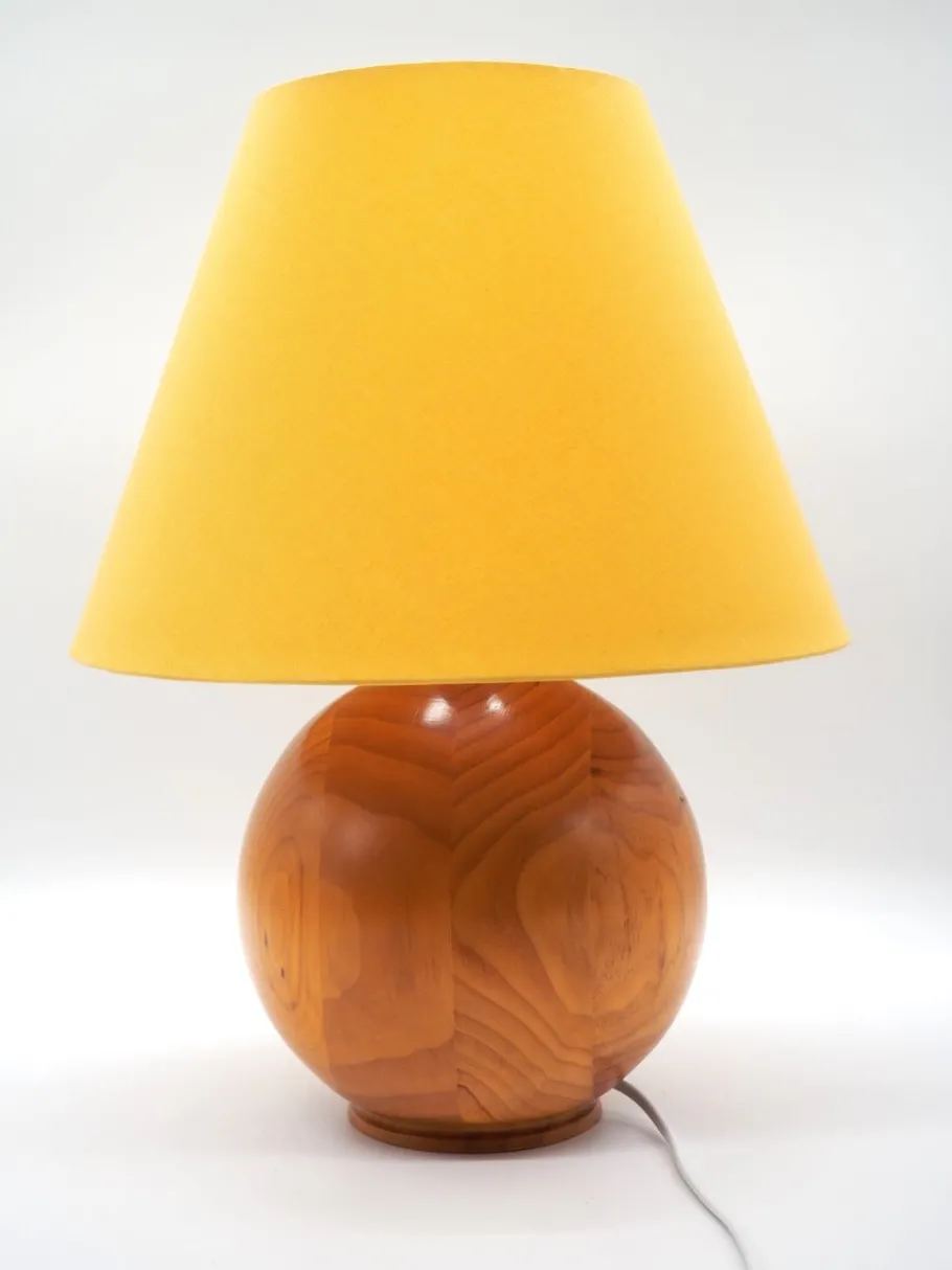 Sale Pamono Vintage Pine Table Lamps from Ikea, Sweden, 1980s, Set of 2