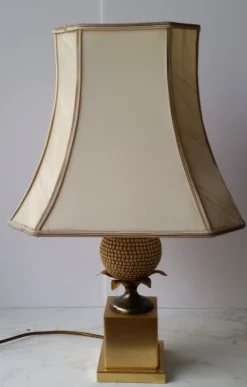 Sale Pamono Vintage Pineapple Table Lamp by Maison Jansen for Maison Charles