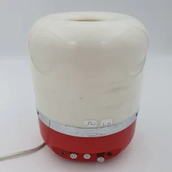 Sale Pamono Vintage Red and White Radio Lamp by Adriano Rampoldi for Europhon