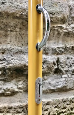 Clearance Pamono Vintage Red and Yellow Floor Lamp