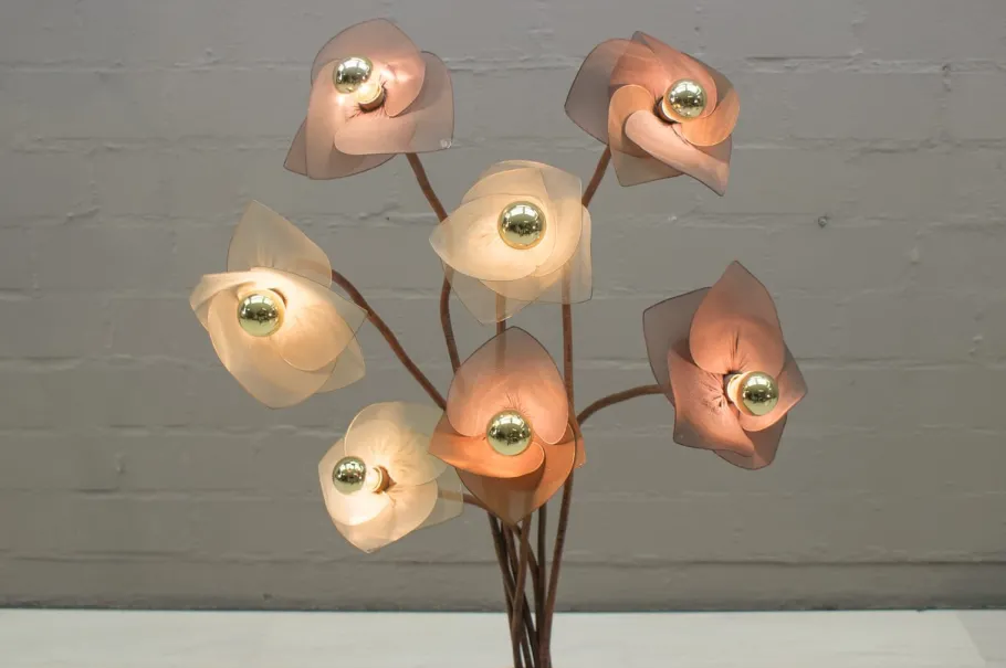 Hot Pamono Vintage Regency Flower Floor Lamp, 1960s
