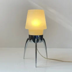 Best Pamono Vintage Rocket Table Lamp in Chrome and Plastic by Rotaflex, 1970s