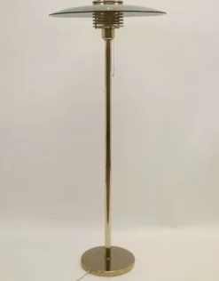 Online Pamono Vintage Scandinavian Art Deco Floor Lamp by Jan-Seskil Eskilsson for Belid, 1970s
