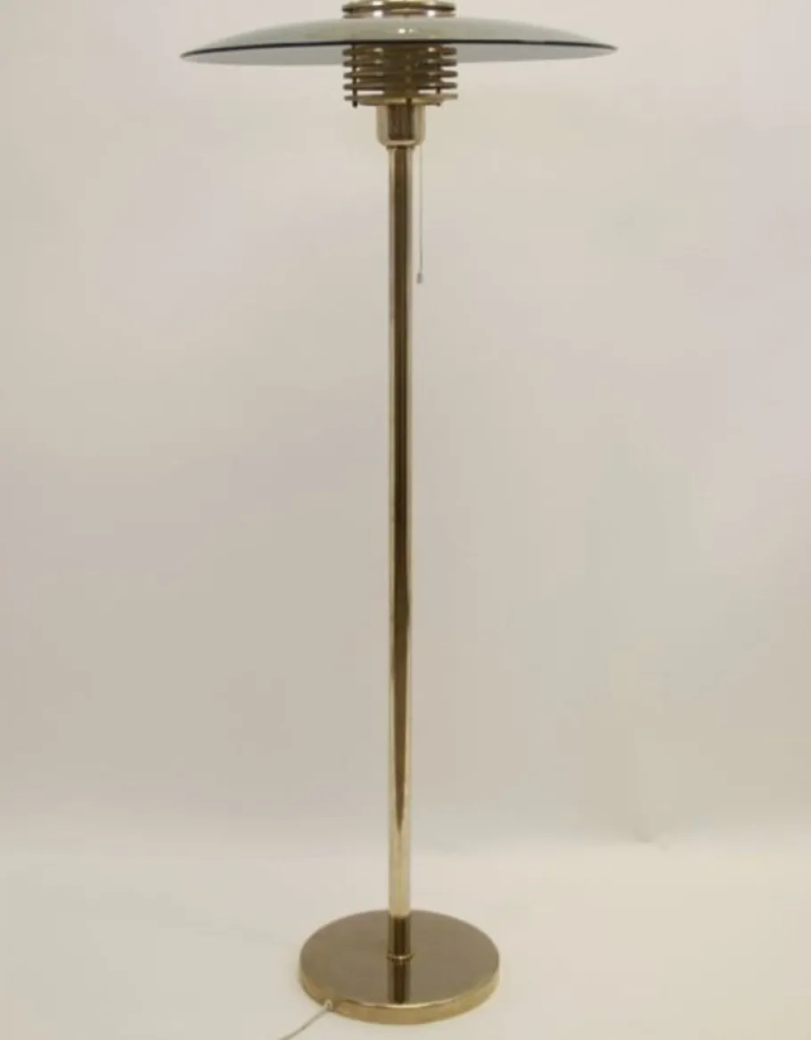 Online Pamono Vintage Scandinavian Art Deco Floor Lamp by Jan-Seskil Eskilsson for Belid, 1970s