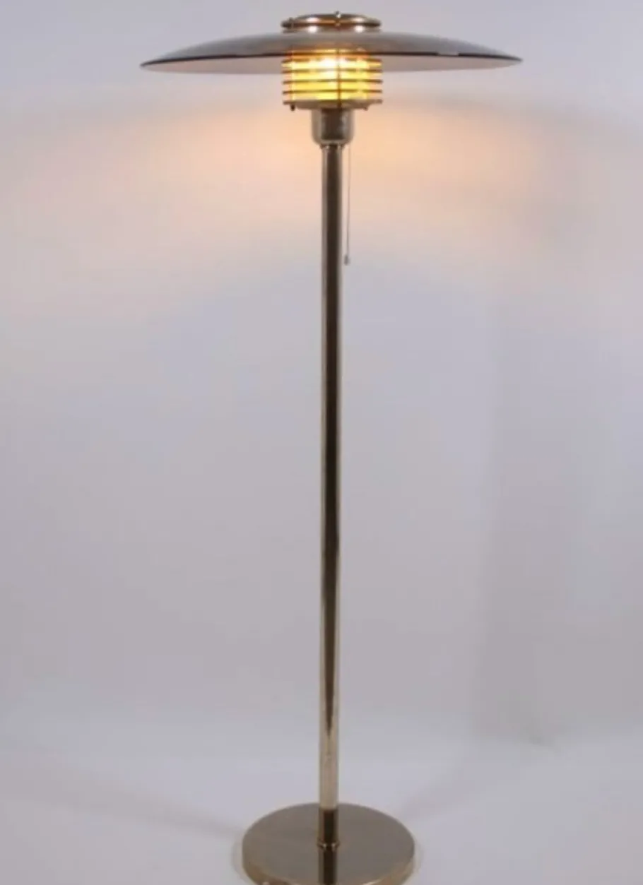 Online Pamono Vintage Scandinavian Art Deco Floor Lamp by Jan-Seskil Eskilsson for Belid, 1970s
