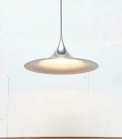 Best Pamono Vintage Semi Pendant Lamp by Bondrup & Thorup for Fog & Mørup