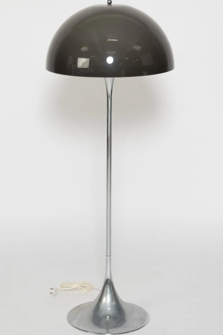 Clearance Pamono Vintage Silver Panthella Floor Lamp by Verner Panton for Louis Poulsen
