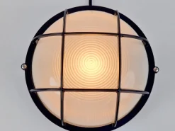 Best Pamono Vintage Simes Outdoor Wall Lamp in Metal & Glass, Italy, 1980s