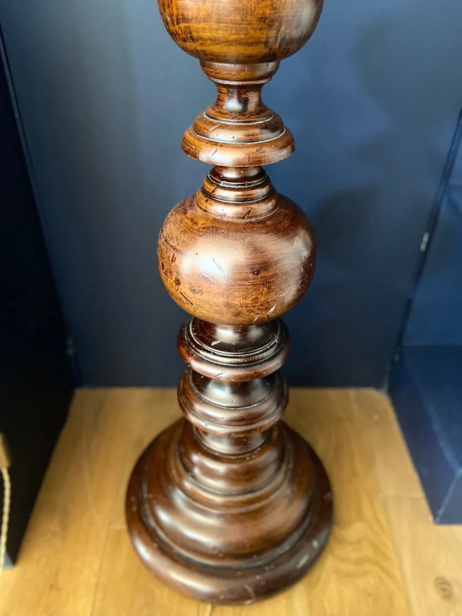 Sale Pamono Vintage Solid Wood Floor Lamp, 1960s