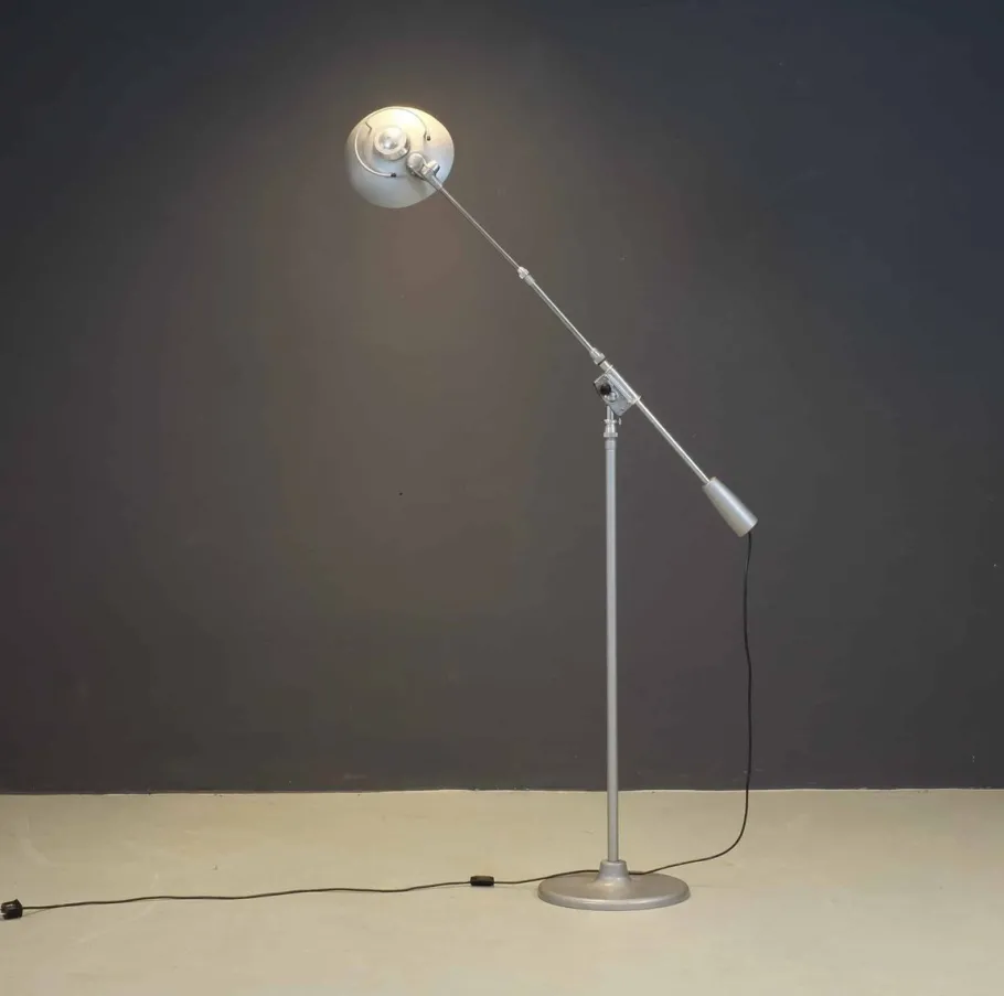 New Pamono Vintage Solère Floor Lamp by Ferdinand Solère, 1950s