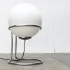 Outlet Pamono Vintage Space Age Chrome and Glass Ball Floor Lamp