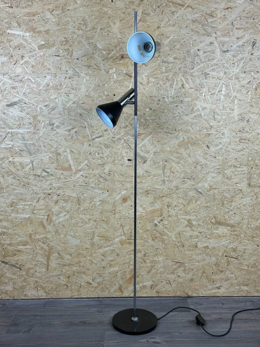 New Pamono Vintage Space Age Floor Lamp in Metal from Hustadt Leuchten, 1960s