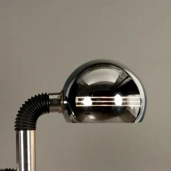 Outlet Pamono Vintage Space Age Floor Lamp in Metal, 1970s