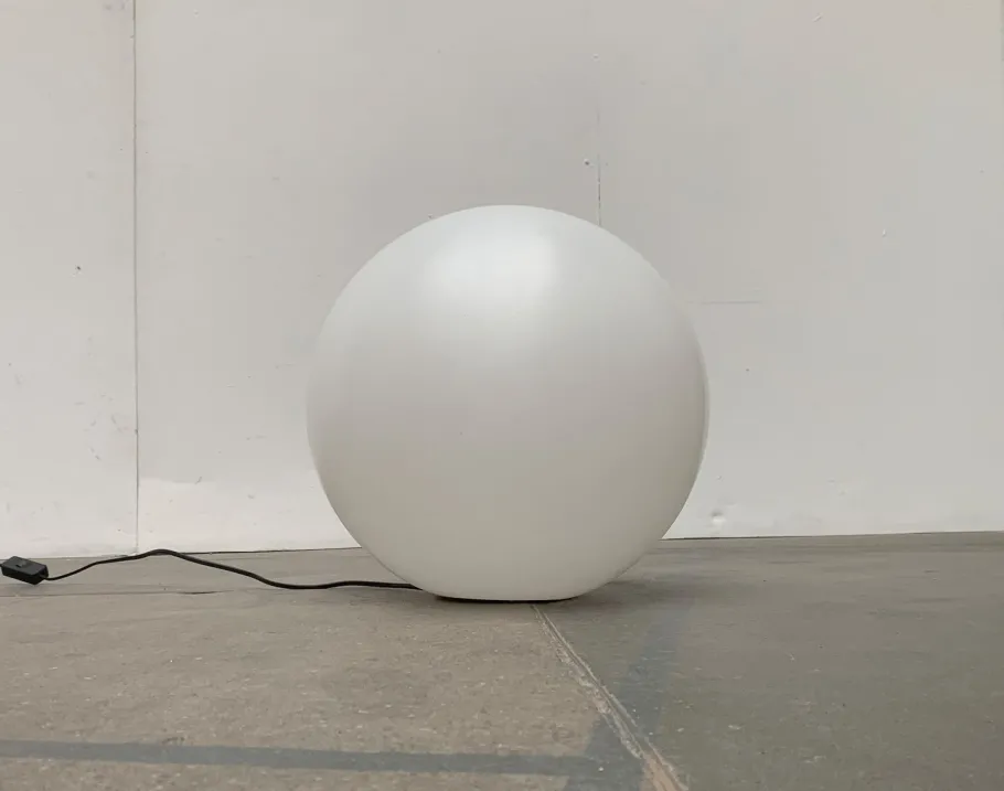 Discount Pamono Vintage Space Age French Globe Floor Lamp from SCE, France