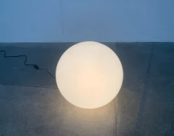 Discount Pamono Vintage Space Age French Globe Floor Lamp from SCE, France