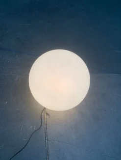 Discount Pamono Vintage Space Age French Globe Floor Lamp from SCE, France