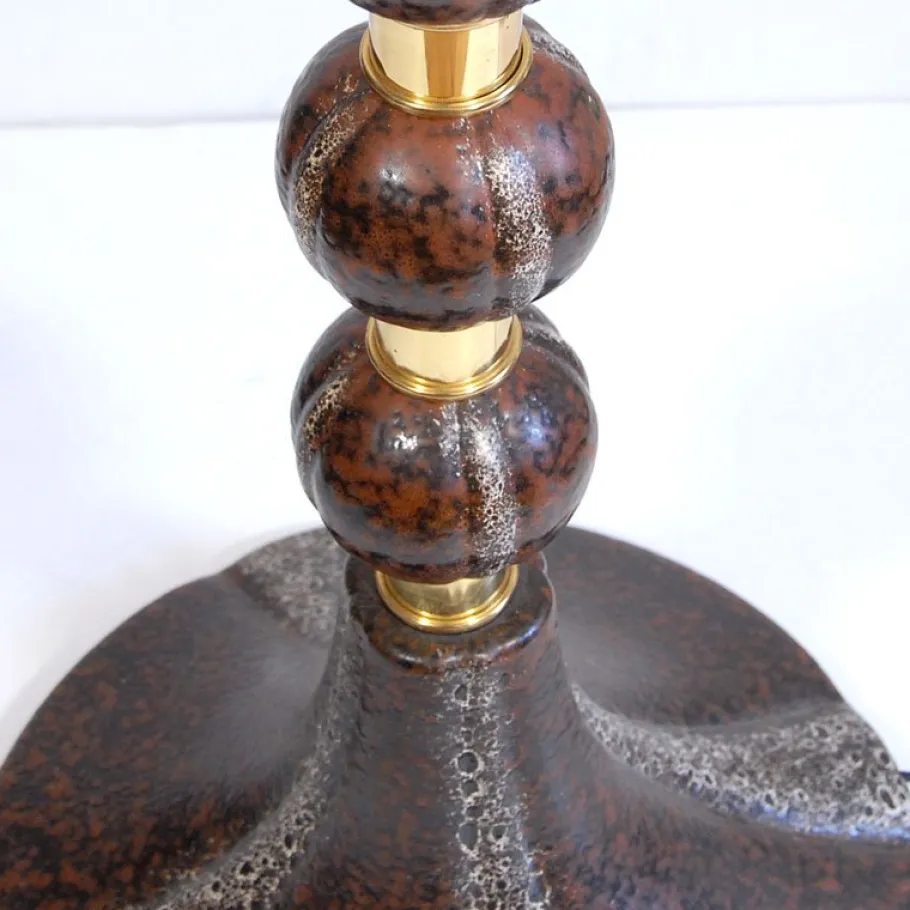 Pamono Vintage Space Age Pottery Floor Lamp from Goebel, 1970s