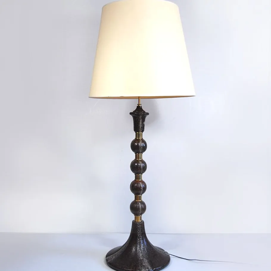 Pamono Vintage Space Age Pottery Floor Lamp from Goebel, 1970s