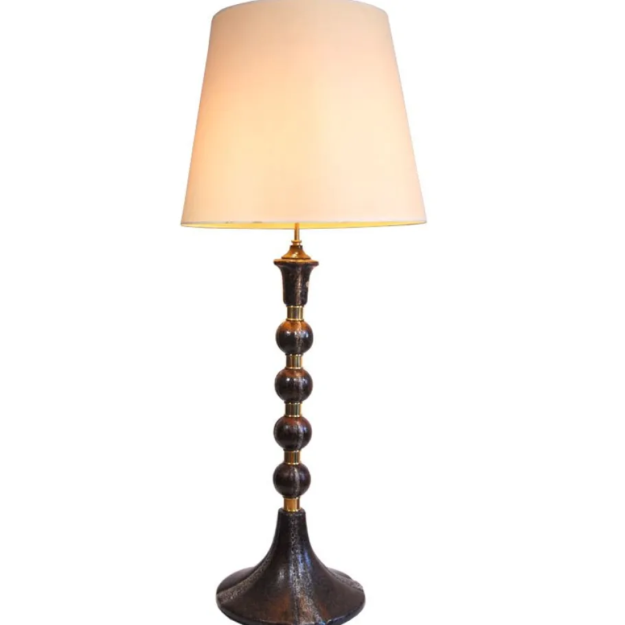 Pamono Vintage Space Age Pottery Floor Lamp from Goebel, 1970s