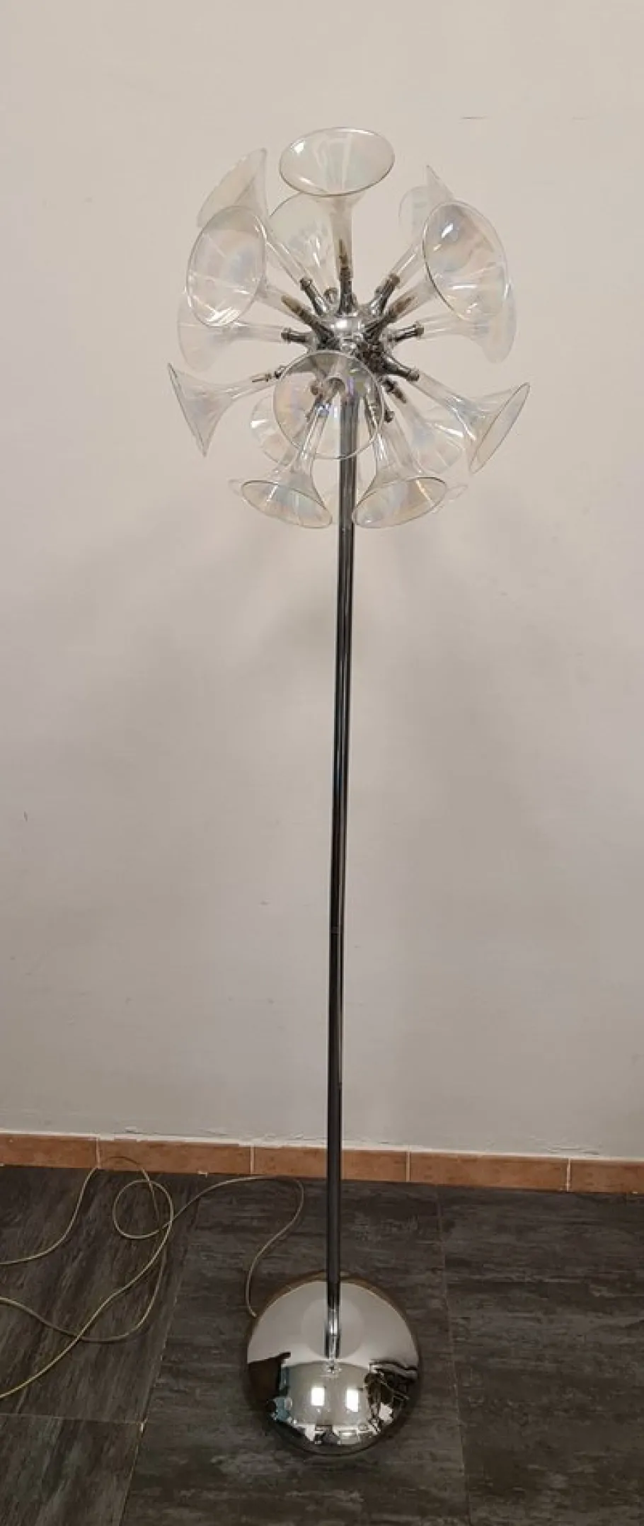 New Pamono Vintage Sputnik Floor Lamp