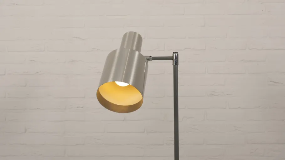 New Pamono Vintage Studio Floor Lamp by Jo Hammerborg for Fog & Morup